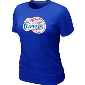 Women's Los Angeles Clippers Big & Tall Primary Logo T-Shirt Blue