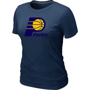 Women's NBA Indiana Pacers Big & Tall Primary Logo T-Shirt Dark Blue