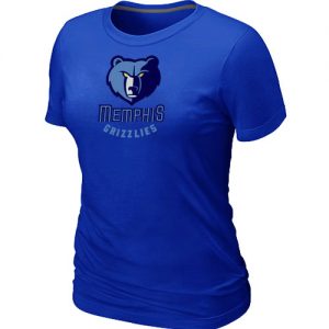 Women's NBA Memphis Grizzlies Big & Tall Primary Logo T-Shirt Blue