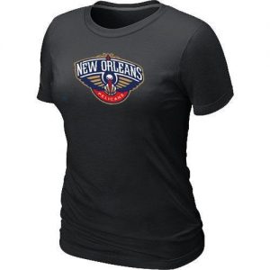 Women's New Orleans Pelicans Big & Tall Primary Logo T-Shirt Black