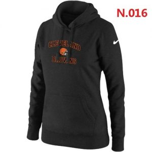 Women's Nike Cleveland Browns Heart & Soul Pullover Hoodie Black