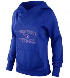 Women's Tennessee Titans Heart & Soul Pullover Hoodie Blue