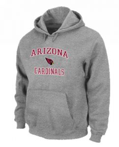 Arizona Cardinals Heart & Soul Pullover Hoodie Grey