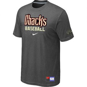 Arizona Diamondbacks Nike Short Sleeve Practice MLB T-Shirts Crow Grey