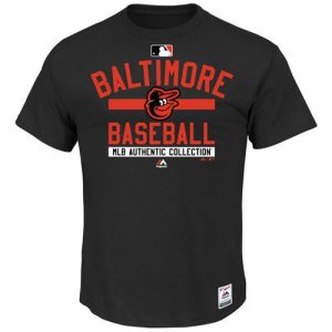Baltimore Orioles Majestic Big & Tall Authentic Collection Team Property T-Shirt Black