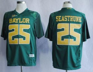 Bears #25 Lache Seastrunk Green Stitched NCAA Jersey