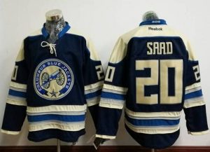 Blue Jackets #20 Brandon Saad Navy Blue Alternate Stitched NHL Jersey