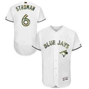 Blue Jays #6 Marcus Stroman White Flexbase Authentic Collection 2016 Memorial Day Stitched MLB Jersey
