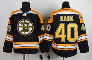 Bruins #40 Tuukka Rask Black Home Embroidered NHL Jersey