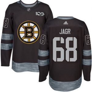 Bruins #68 Jaromir Jagr Black 1917-2017 100th Anniversary Stitched NHL Jersey