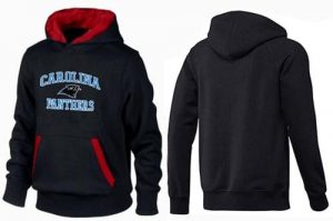 Carolina Panthers Heart & Soul Pullover Hoodie Black & Red