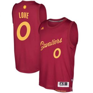 Cavaliers #0 Kevin Love Red 2016-2017 Christmas Day Stitched NBA Jersey
