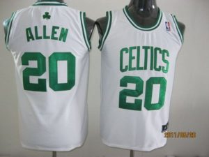 Celtics #20 Ray Allen White Stitched Youth NBA Jersey