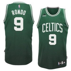 Celtics #9 Rajon Rondo Green Resonate Fashion Swingman Embroidered NBA Jersey