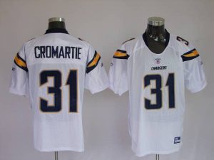 Chargers Antonio Cromartie #31 Stitched White NFL Jersey