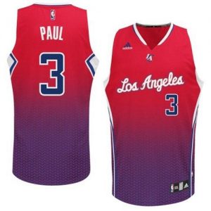 Clippers #3 Chris Paul Red Resonate Fashion Swingman Embroidered NBA Jersey