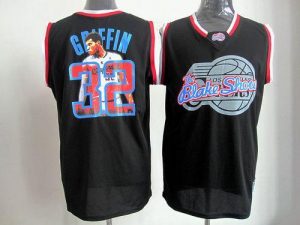 Clippers #32 Blake Griffin Black Notorious Embroidered NBA Jersey