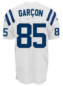 Colts #85 Pierre Garcon White Stitched NFL Jersey