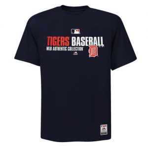 Detroit Tigers Majestic Team Favorite Big & Tall T-Shirt Navy Blue