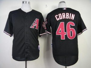 Diamondbacks #46 Patrick Corbin Black Cool Base Stitched MLB Jersey