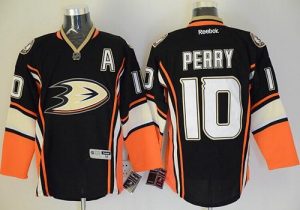 Ducks #10 Corey Perry Black Third Stitched NHL Jersey