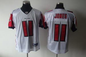 Falcons #11 Julio Jones White Stitched NFL Jersey