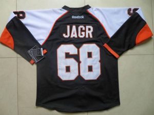 Flyers #68 Jaromir Jagr Black Embroidered NHL Jersey