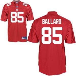 Giants #85 Jake Ballard Red Stitched NFL Jersey