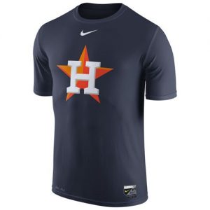Houston Astros Nike Authentic Collection Legend Logo 1.5 Performance T-Shirt Navy