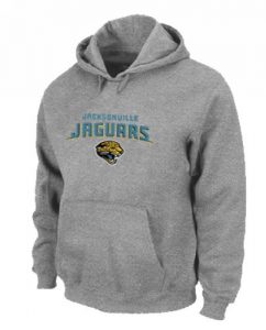 Jacksonville Jaguars Heart & Soul Pullover Hoodie Grey