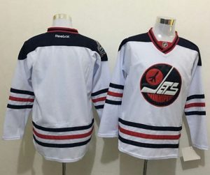 Jets Blank White Heritage Classic Stitched NHL Jersey