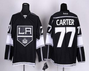 Kings #77 Jeff Carter Black Home Embroidered NHL Jersey