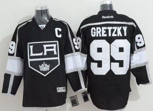 Kings #99 Wayne Gretzky Black Home Stitched NHL Jersey