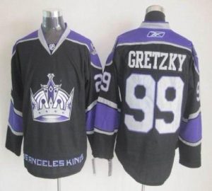 Kings #99 Wayne Gretzky Black Third Embroidered NHL Jersey