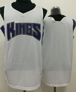 Kings Blank White Revolution 30 Stitched NBA Jersey