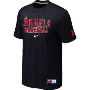 Los Angeles Angels Nike Short Sleeve Practice MLB T-Shirts Black