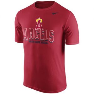 Los Angeles Angels of Anaheim Nike Cooperstown Legend Team Issue Performance T-Shirt Red