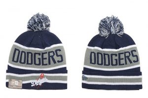 MLB Los Angeles Dodgers Logo Stitched Knit Beanies 004