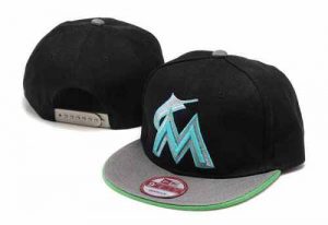 MLB Miami Marlins Stitched New Era 9FIFTY Snapback Hats 020