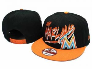 MLB Miami Marlins Stitched New Era 9FIFTY Snapback Hats 022
