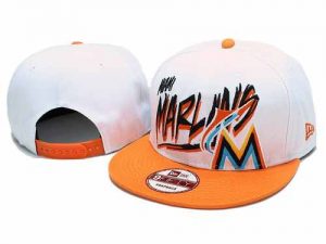 MLB Miami Marlins Stitched New Era 9FIFTY Snapback Hats 023