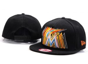 MLB Miami Marlins Stitched Snapback Hats 004