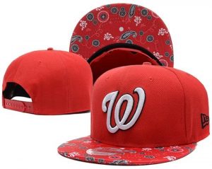 MLB Washington Nationals Stitched Snapback Hats 014