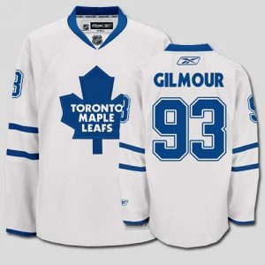Maple Leafs #93 Doug Gilmour Embroidered White NHL Jersey