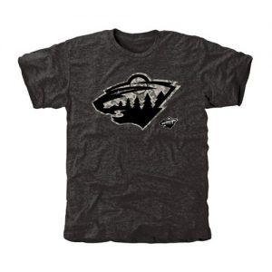 Men's Minnesota Wild Black Rink Warrior T-Shirt