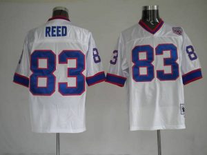 Mitchell & Ness Bills #83 Andre Reed White Stitched Throwback NFL Jersey