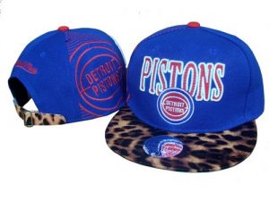 Mitchell and Ness NBA Detroit Pistons Stitched Snapback Hats 018