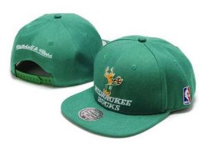 Mitchell and Ness NBA Milwaukee Bucks Stitched Snapback Hats 011