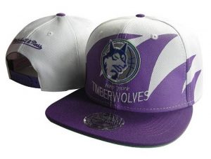 Mitchell and Ness NBA Minnesota Timberwolves Stitched Snapback Hats 007