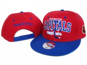Mitchell and Ness NHL Washington Capitals Stitched Snapback Hats 005